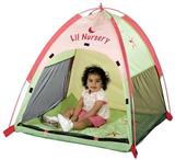 Star Light Lil Nursery Play Tent (green/pink)
